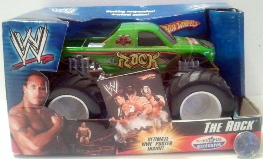 Hot Wheels Monster Truck The Rock Toys R Us exclusive PWcatalog