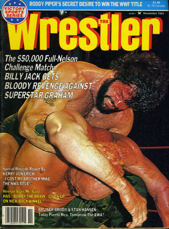The Wrestler November 1984 Magazine PWcatalog