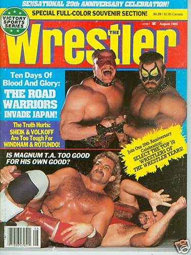 The Wrestler August 1985 Magazine PWcatalog
