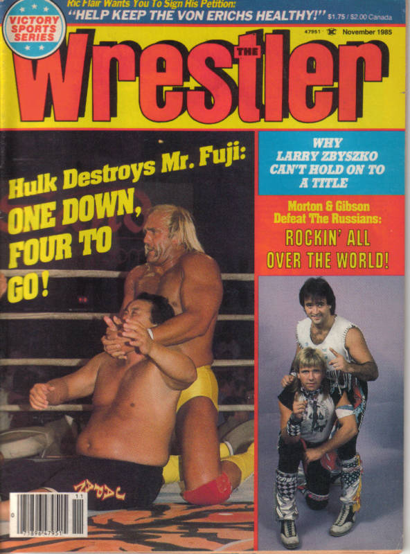 The Wrestler November 1985 Magazine PWcatalog