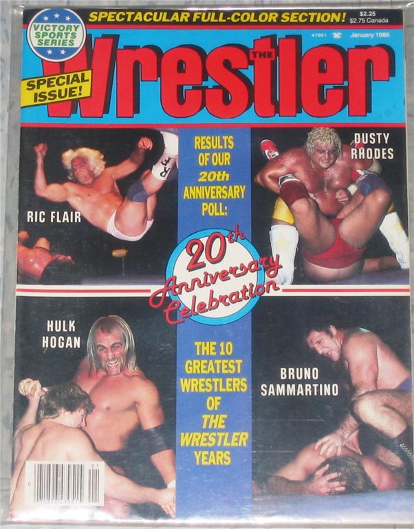 The Wrestler January 1986 Magazine PWcatalog