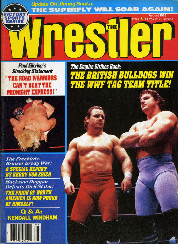 The Wrestler August 1986 Magazine PWcatalog