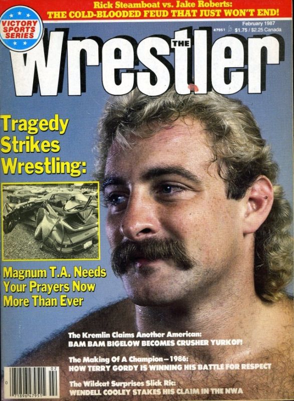 The Wrestler February 1987 Magazine PWcatalog