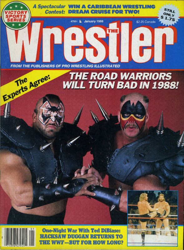 The Wrestler January 1988 Magazine PWcatalog