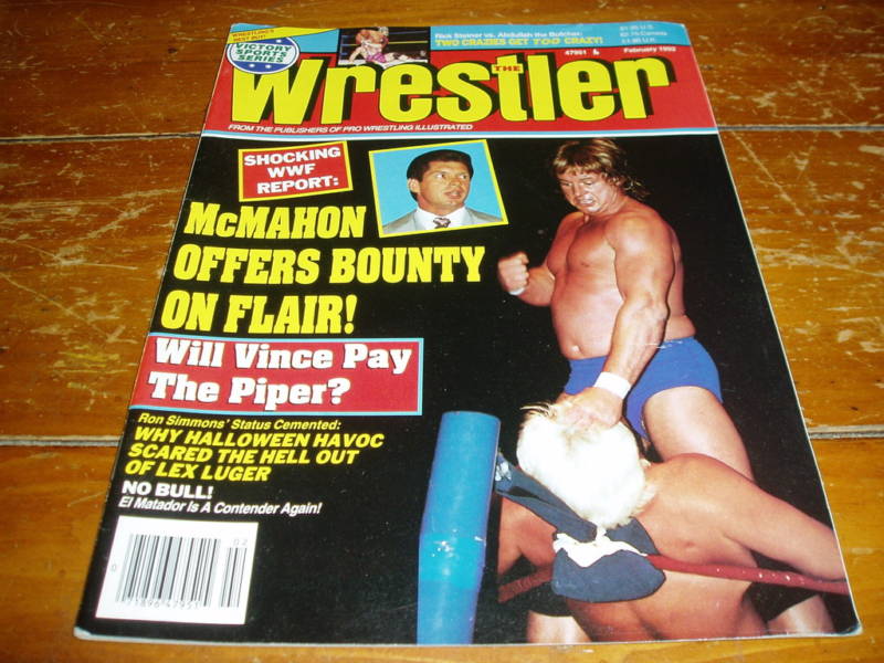 The Wrestler February 1992 Magazine PWcatalog