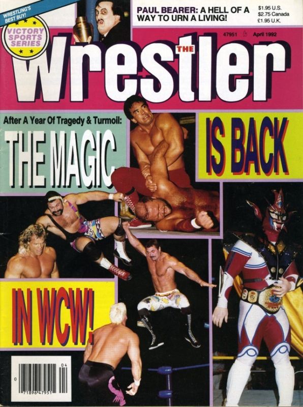 The Wrestler April 1992 Magazine PWcatalog