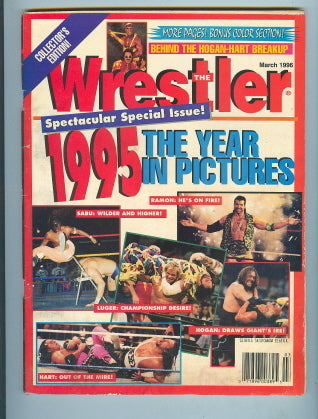 The Wrestler March 1996 Magazine PWcatalog