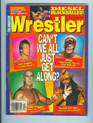 The Wrestler April 1996 Magazine PWcatalog