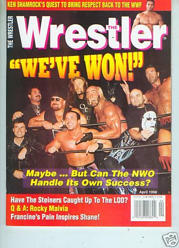 The Wrestler April 1998 Magazine PWcatalog