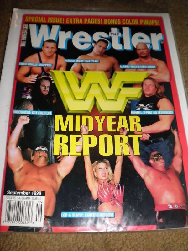 The Wrestler September 1998 Magazine PWcatalog