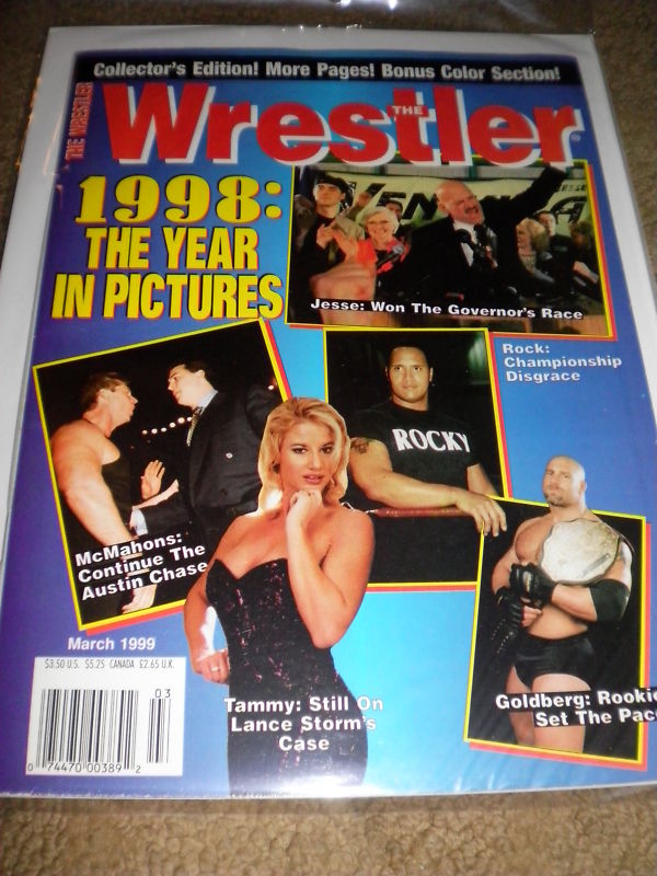 The Wrestler March 1999 Magazine PWcatalog