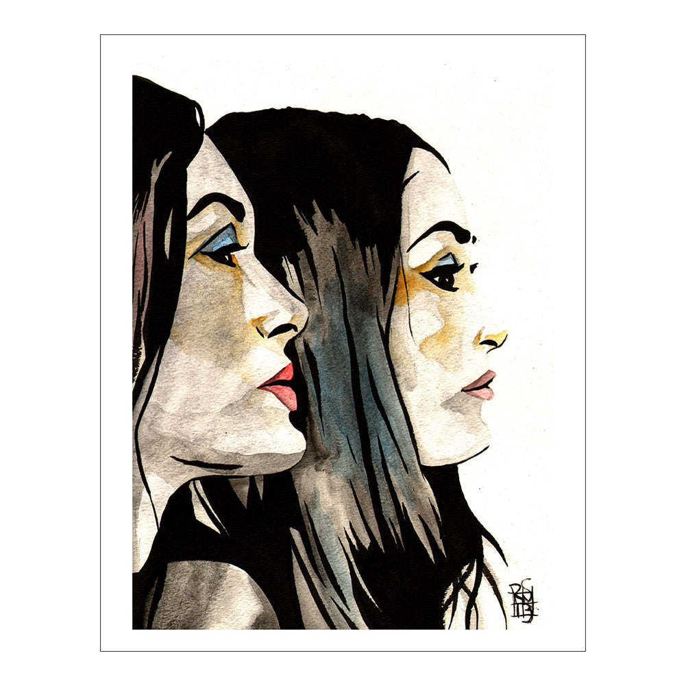 The Bella Twins 11 x 14 Art Print Pwcatalog