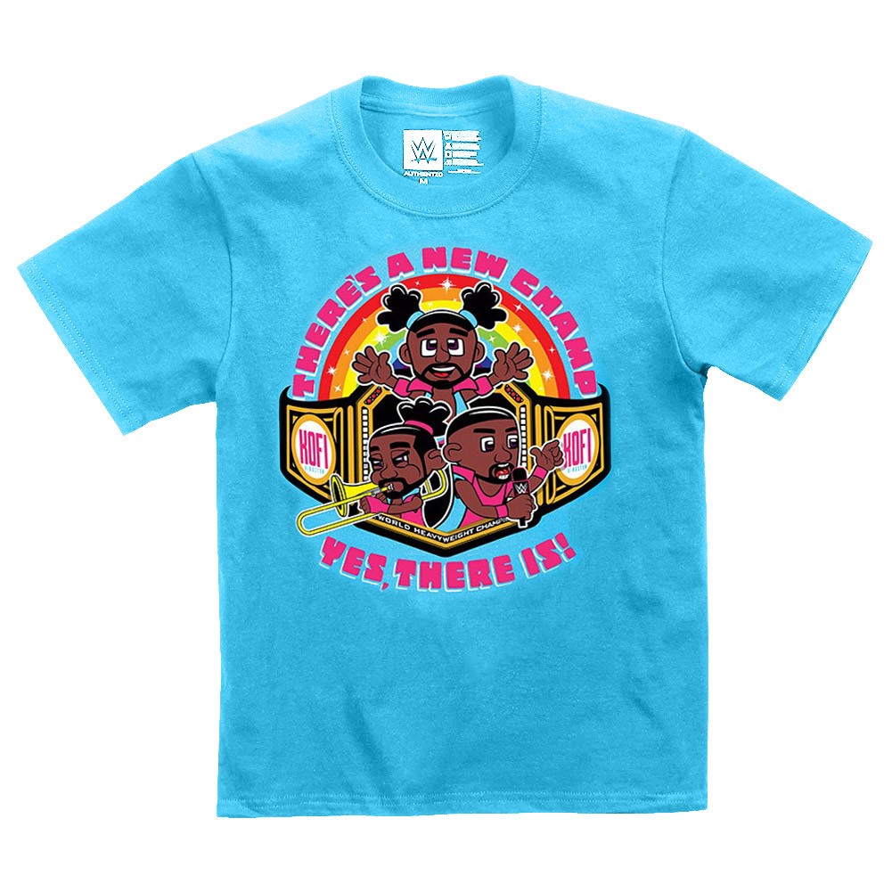 The New Day There's A New Champ Youth Authentic T-Shirt Pwcatalog