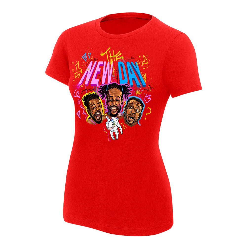 The New Day Unicorn Balloon Women's Authentic T-Shirt Pwcatalog