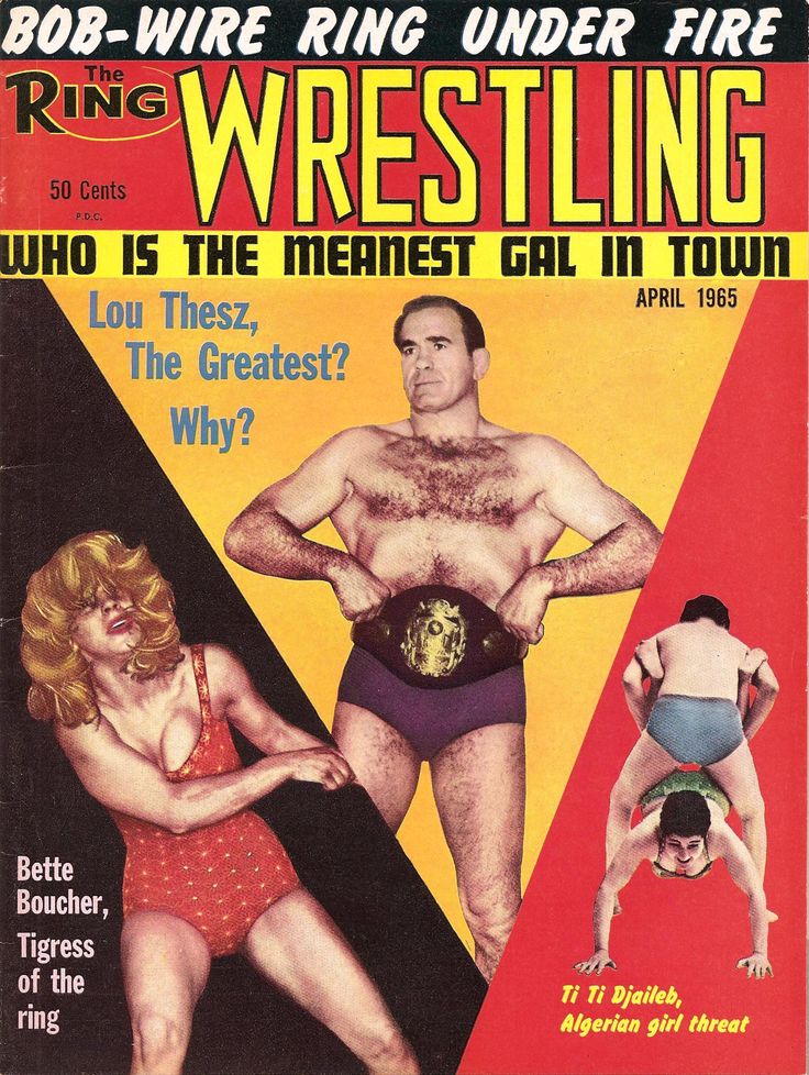 The Ring Wrestling April 1965 Magazine PWcatalog