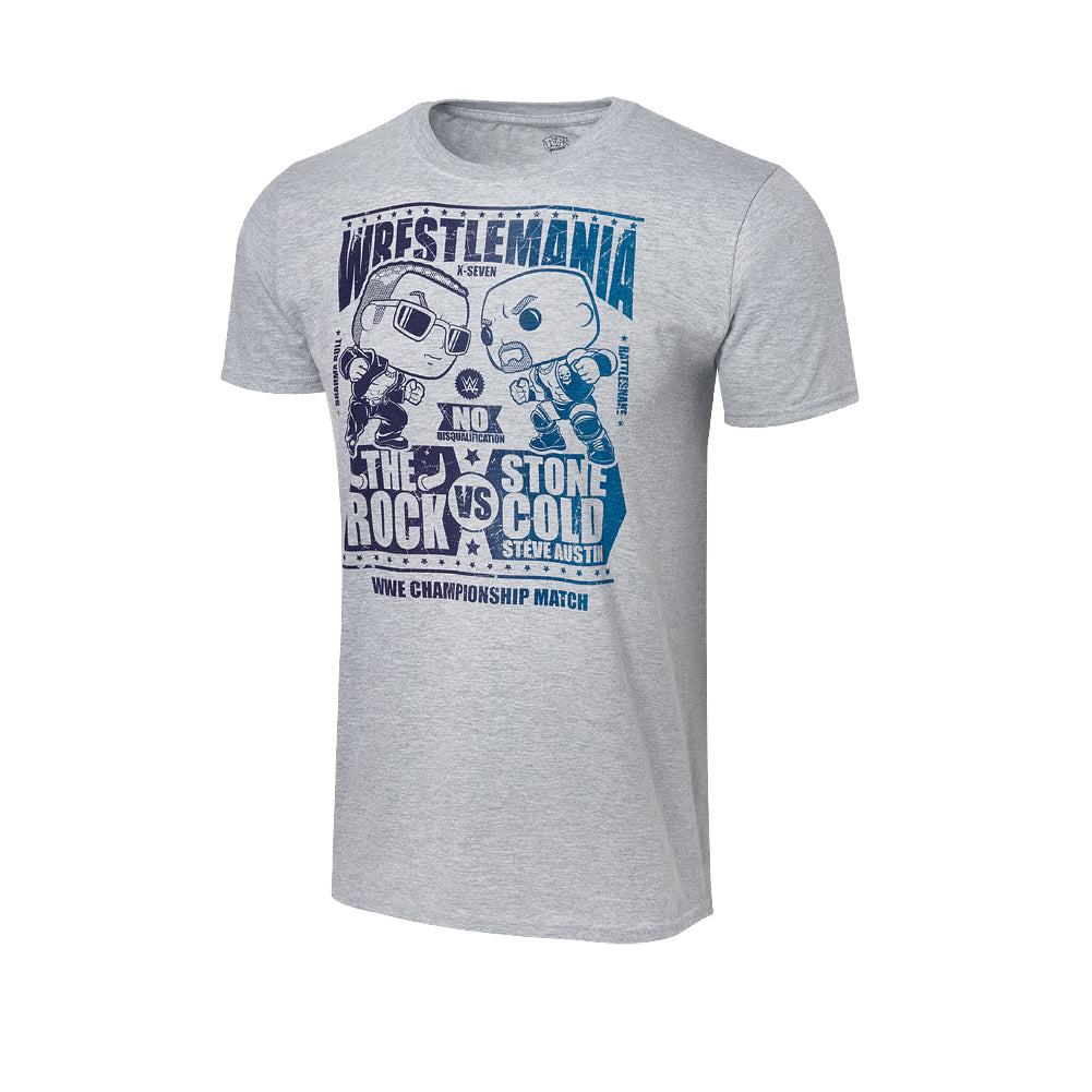 The Rock vs. Stone Cold Steve Austin Funko POP! T-Shirt Pwcatalog