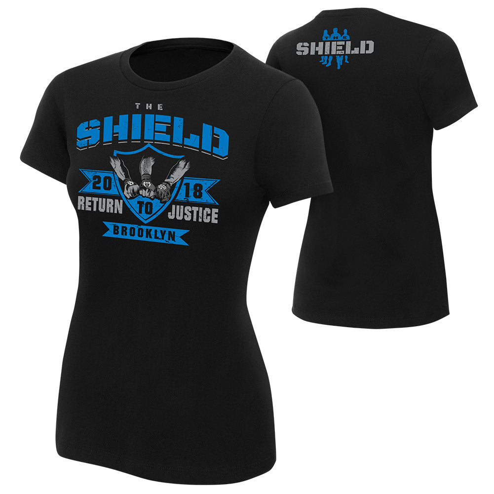The Shield Return to Justice Brooklyn Special Edition Women's T-Shirt Pwcatalog