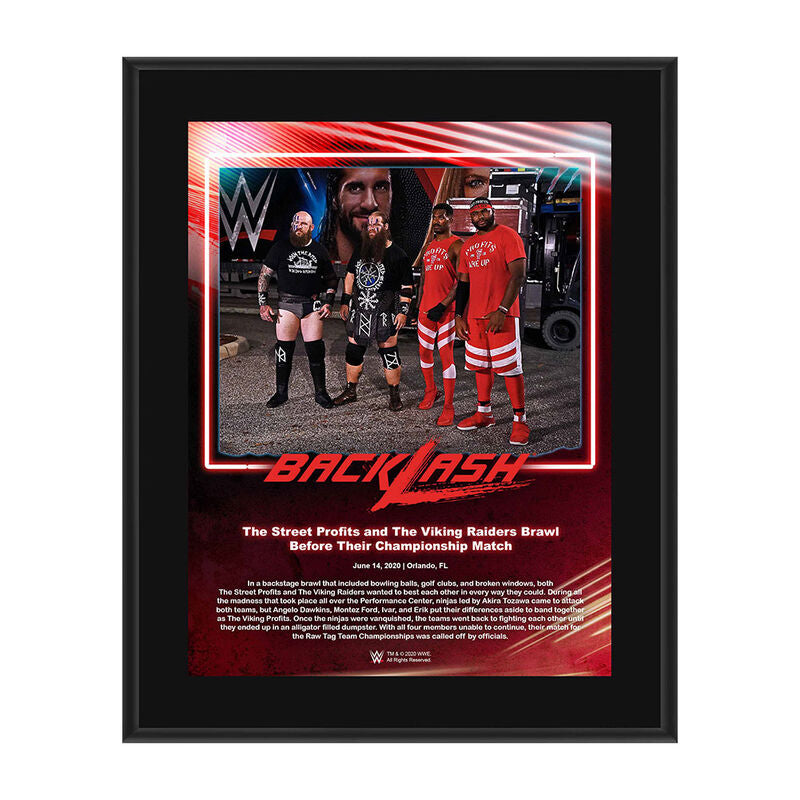 The Viking Profits Backlash 2020 10x13 Commemorative Plaque Pwcatalog