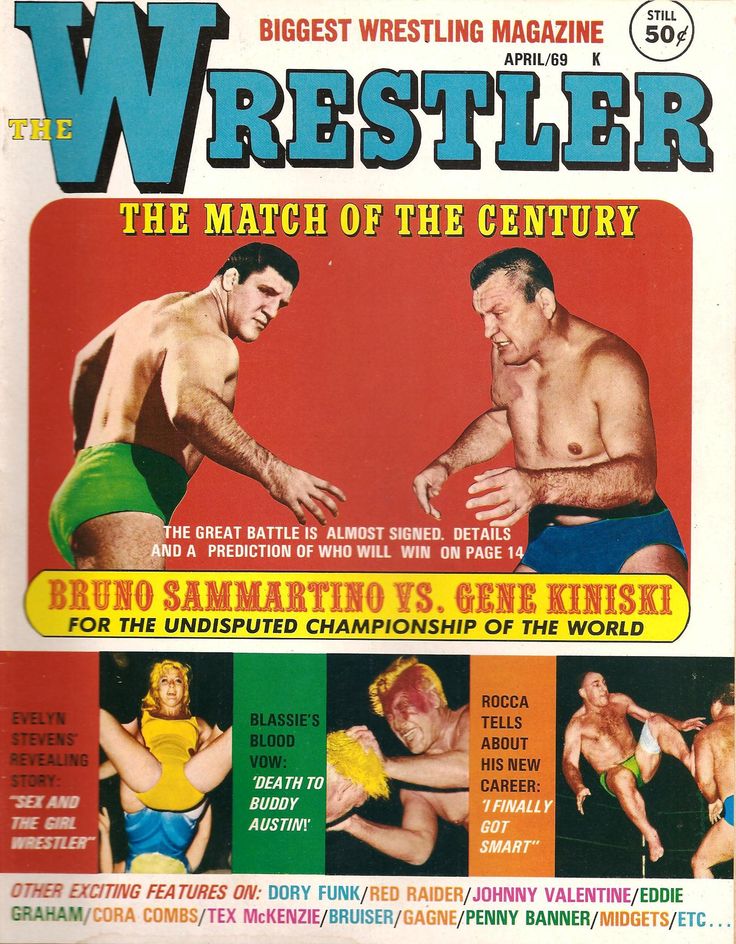 The Wrestler April 1969 Magazine PWcatalog