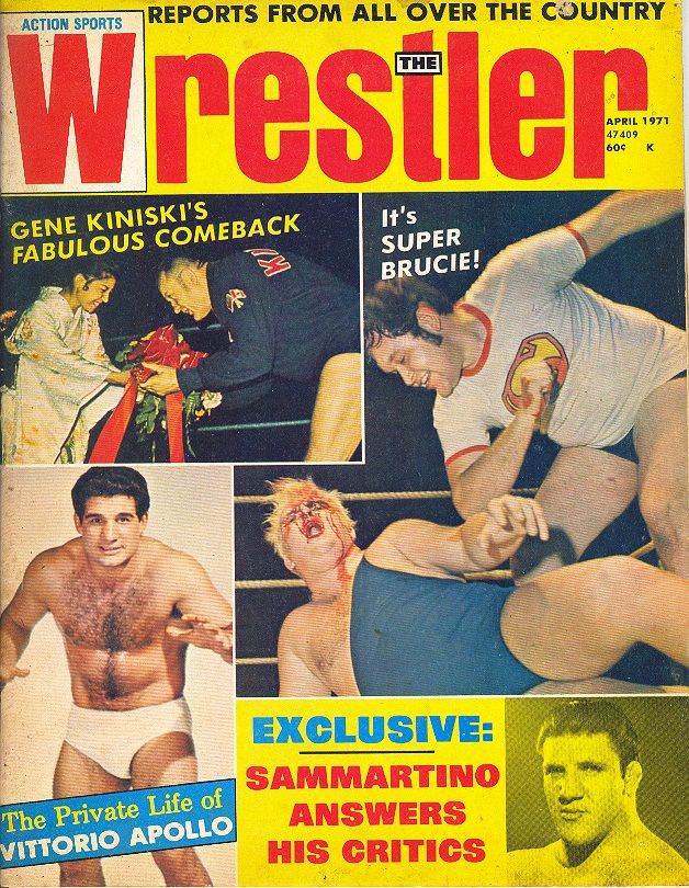 The Wrestler April 1971 Magazine PWcatalog
