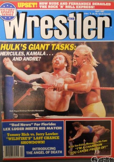 The Wrestler April 1987 Magazine PWcatalog