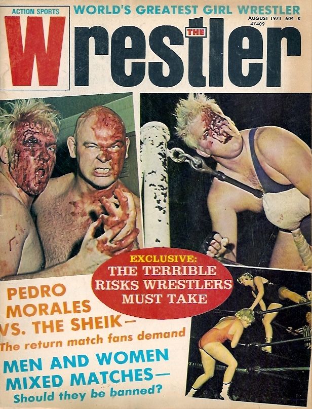 The Wrestler August 1971 Magazine PWcatalog