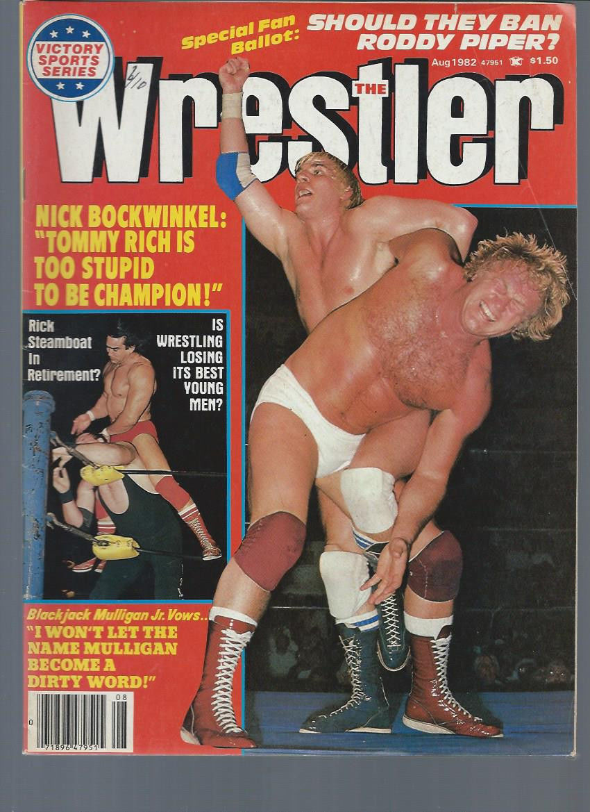The Wrestler August 1982 Magazine PWcatalog