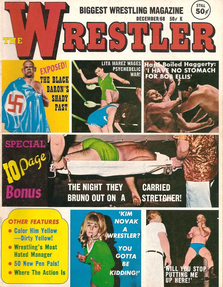 The Wrestler December 1968 Magazine PWcatalog