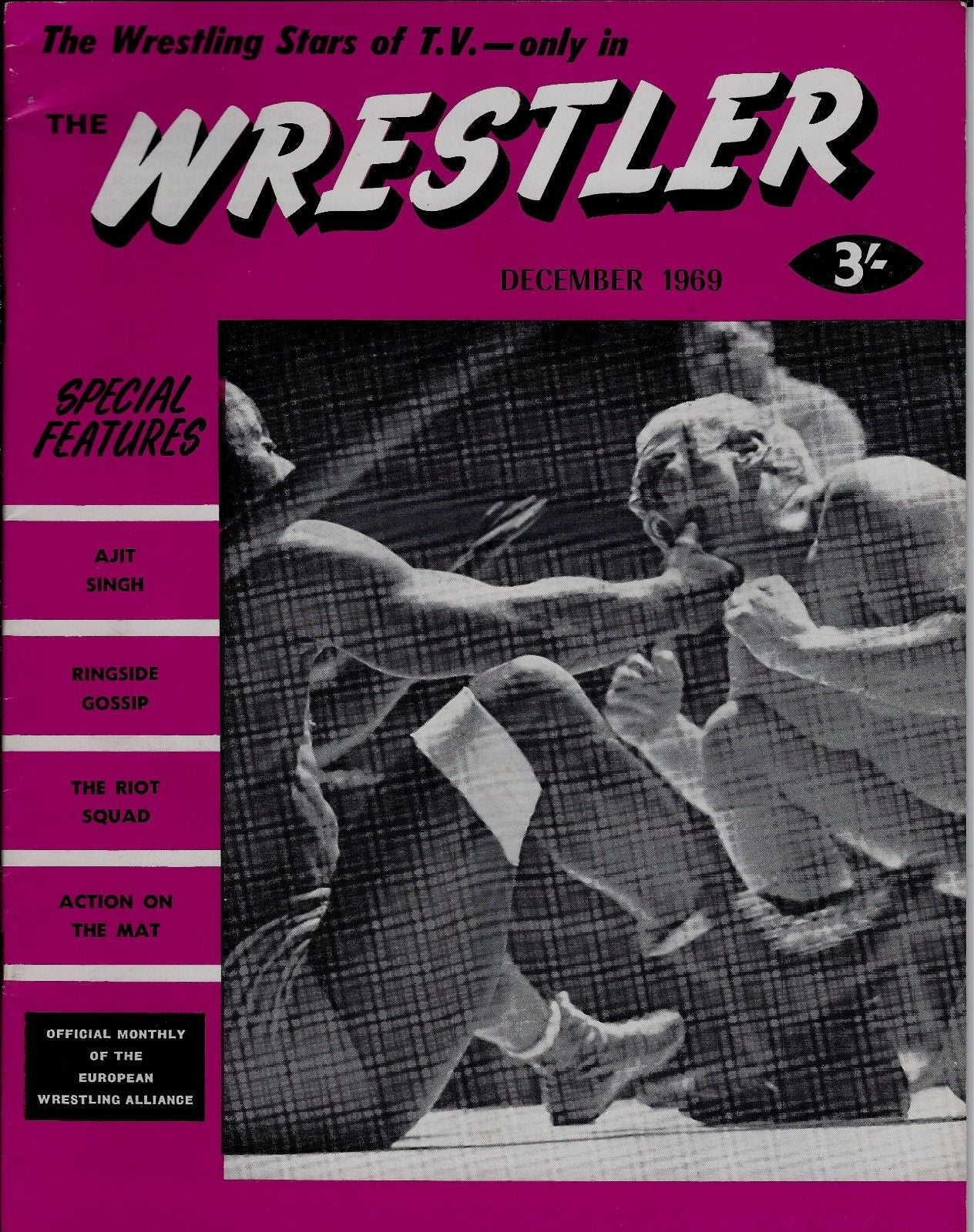 The Wrestler December 1969 Magazine PWcatalog