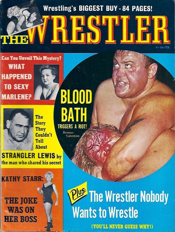 The Wrestler February 1967 Magazine PWcatalog