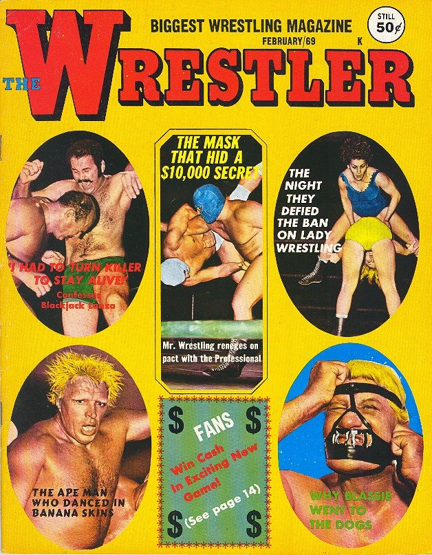 The Wrestler February 1969 Magazine PWcatalog