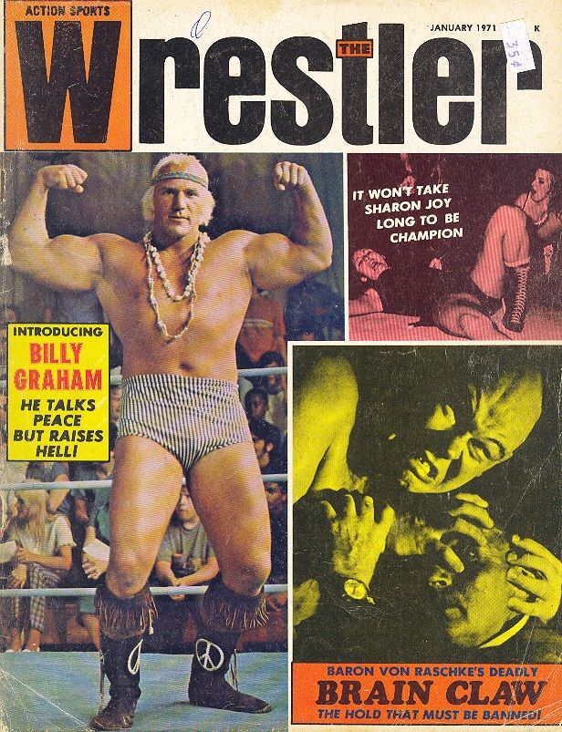 The Wrestler January 1971 Magazine PWcatalog