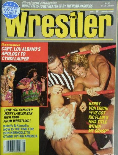 The Wrestler January 1985 Magazine PWcatalog