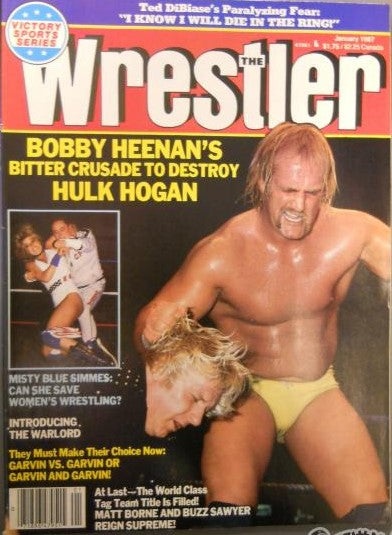 The Wrestler January 1987 Magazine PWcatalog