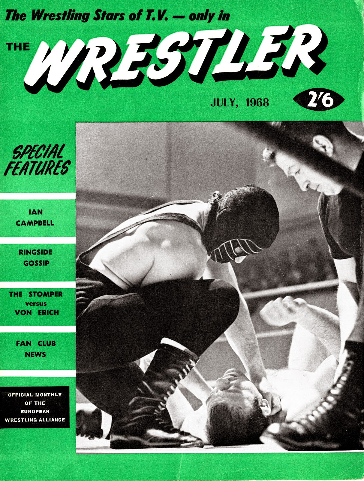 The Wrestler July 1968 Magazine PWcatalog