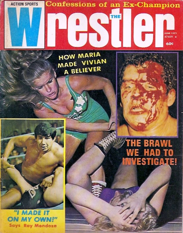 The Wrestler June 1971 Magazine PWcatalog
