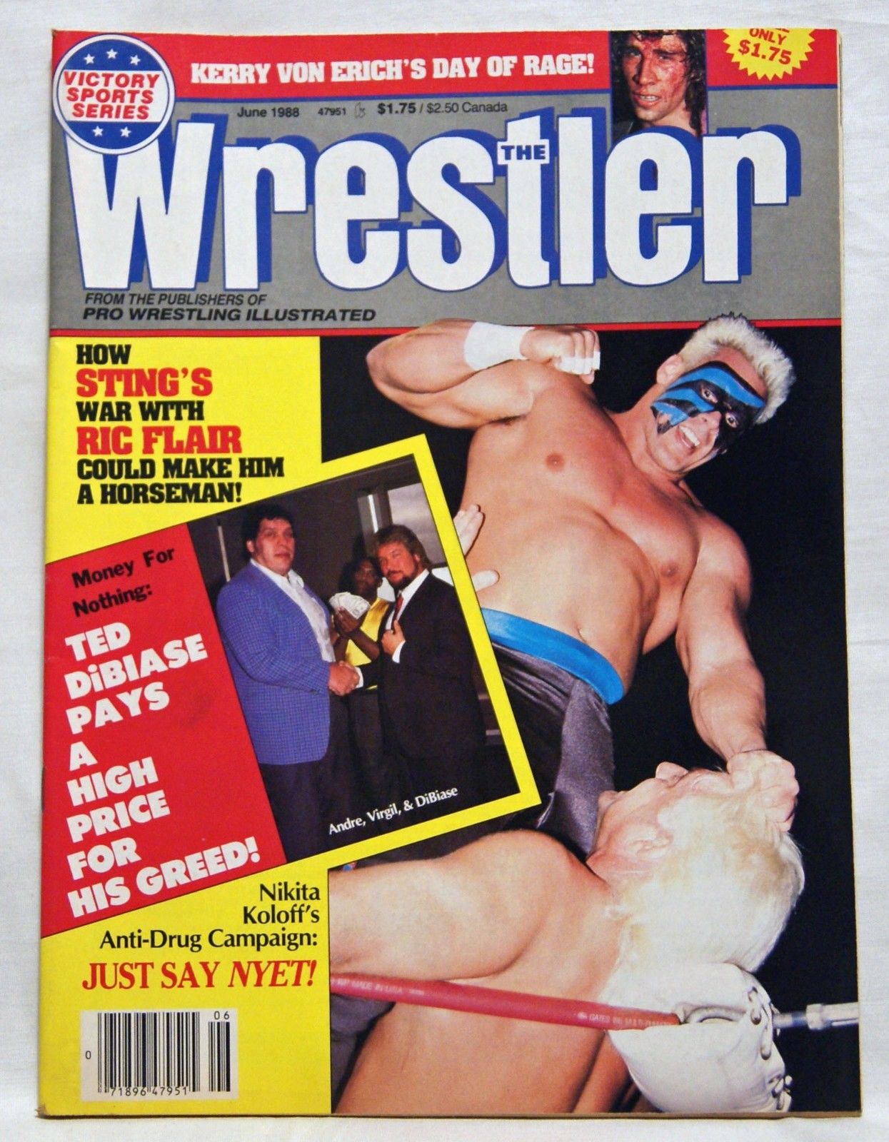 The Wrestler June 1988 Magazine PWcatalog