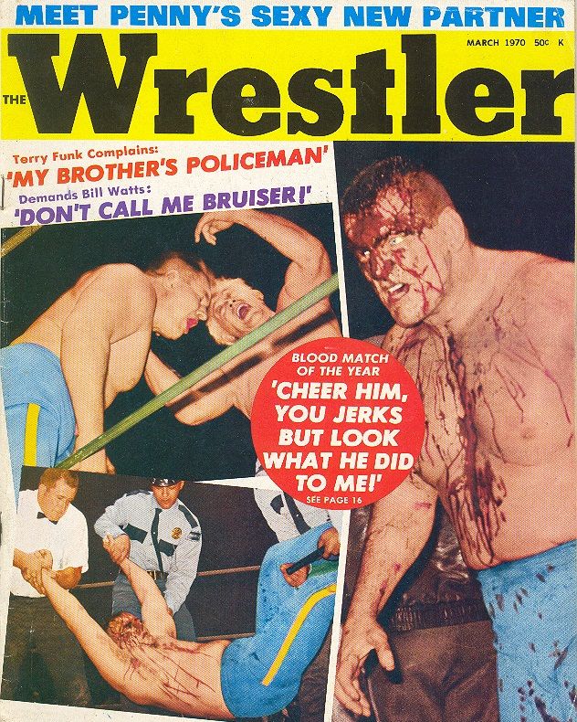 The Wrestler March 1970 Magazine PWcatalog