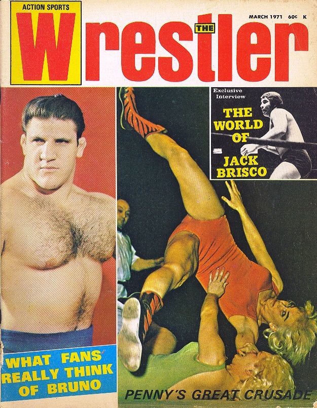 The Wrestler March 1971 Magazine PWcatalog