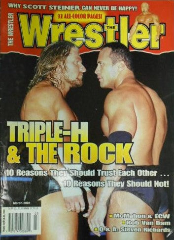 The Wrestler March 2001 Magazine PWcatalog