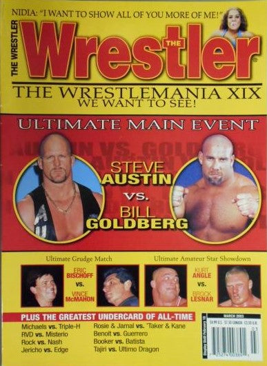 The Wrestler March 2003 Magazine PWcatalog