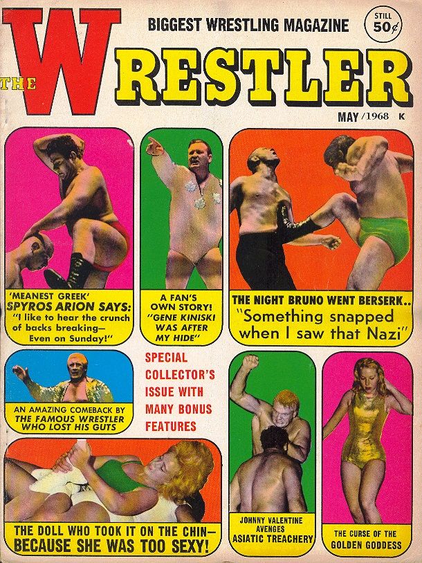 The Wrestler May 1968 Magazine PWcatalog