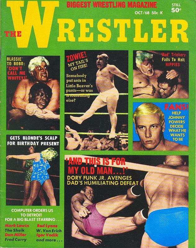 The Wrestler October 1968 Magazine PWcatalog