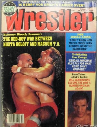 The Wrestler October 1986 Magazine PWcatalog