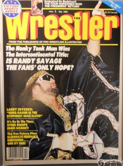 The Wrestler October 1987 Magazine PWcatalog