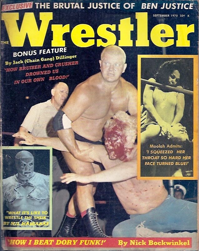 The Wrestler September 1970 Magazine PWcatalog