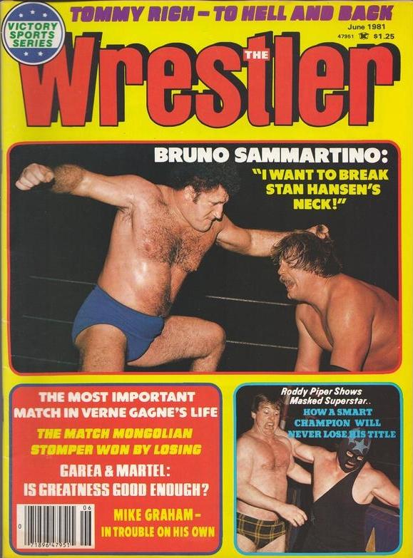 The Wrestler June 1981 Magazine PWcatalog