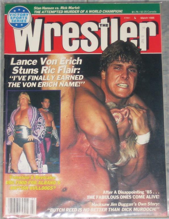 The Wrestler March 1986 Magazine PWcatalog