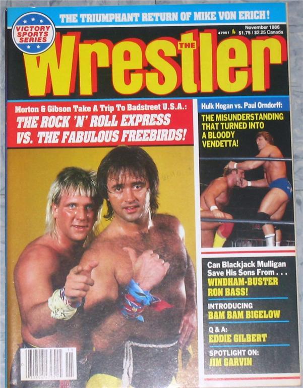 The Wrestler November 1986 Magazine PWcatalog