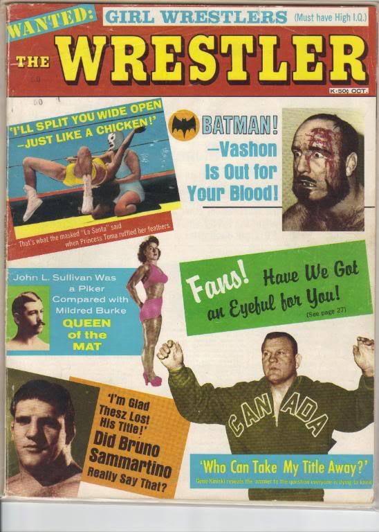 The Wrestler Magazine PWcatalog